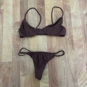 Benoa Swim Cacao Bikini Set